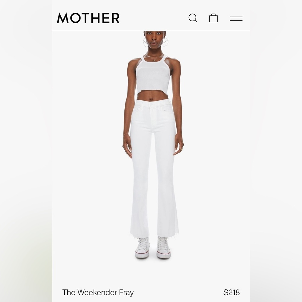 Mother Denim The Weekender Fray Jeans